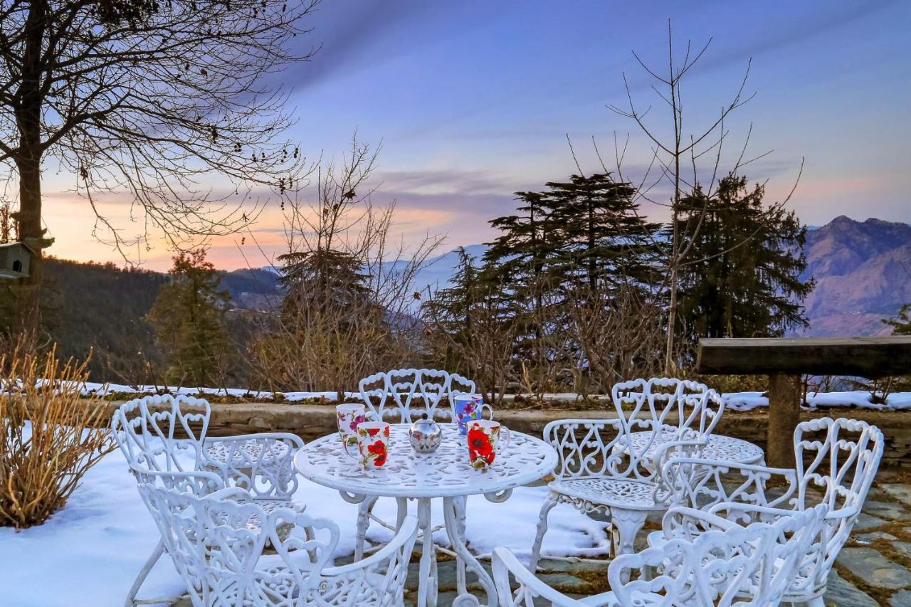 Stayvista At Violet Hill With Bonfire, Gazebo & Hill View 심라 외부 사진