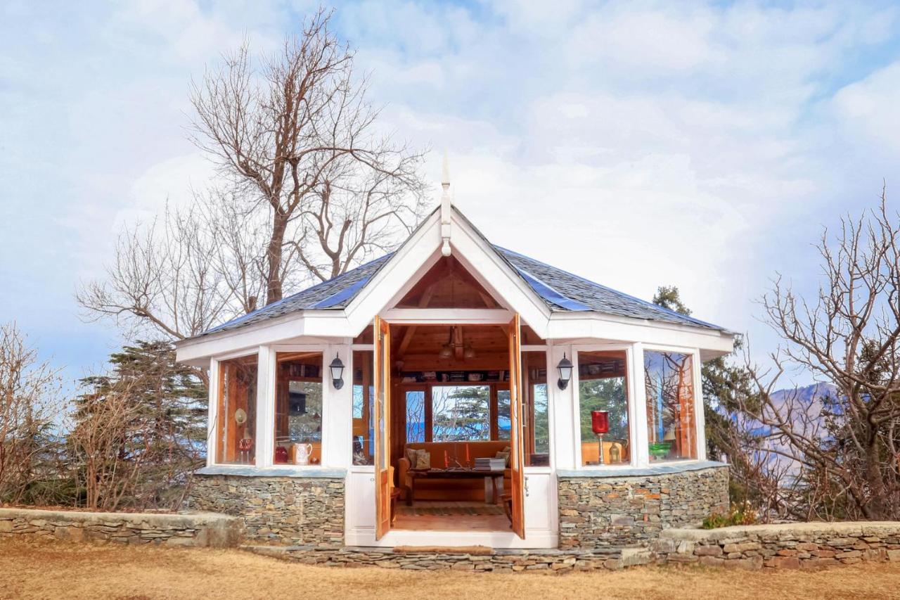 Stayvista At Violet Hill With Bonfire, Gazebo & Hill View 심라 외부 사진
